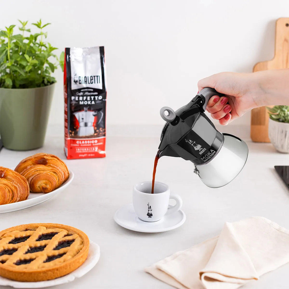 Moka Induction Nera 2 tz