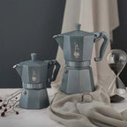 Moka per Induzione Silver Grey 6 tz