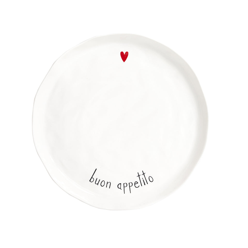 Set 2 Piatti piani Buon appetito