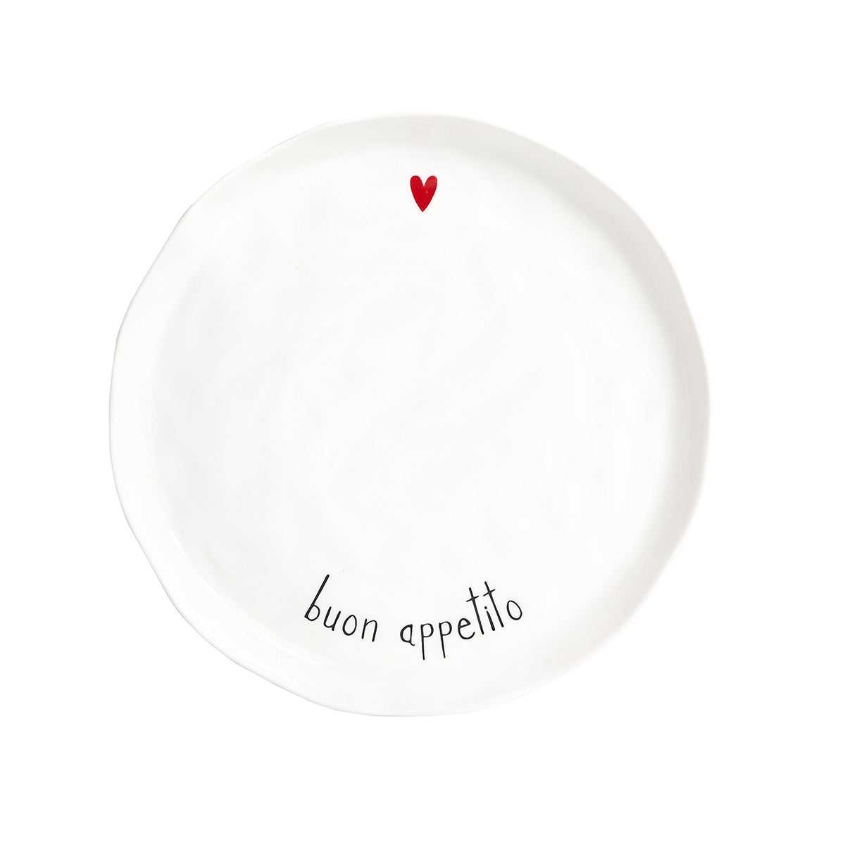 Set 2 Piatti piani Buon appetito