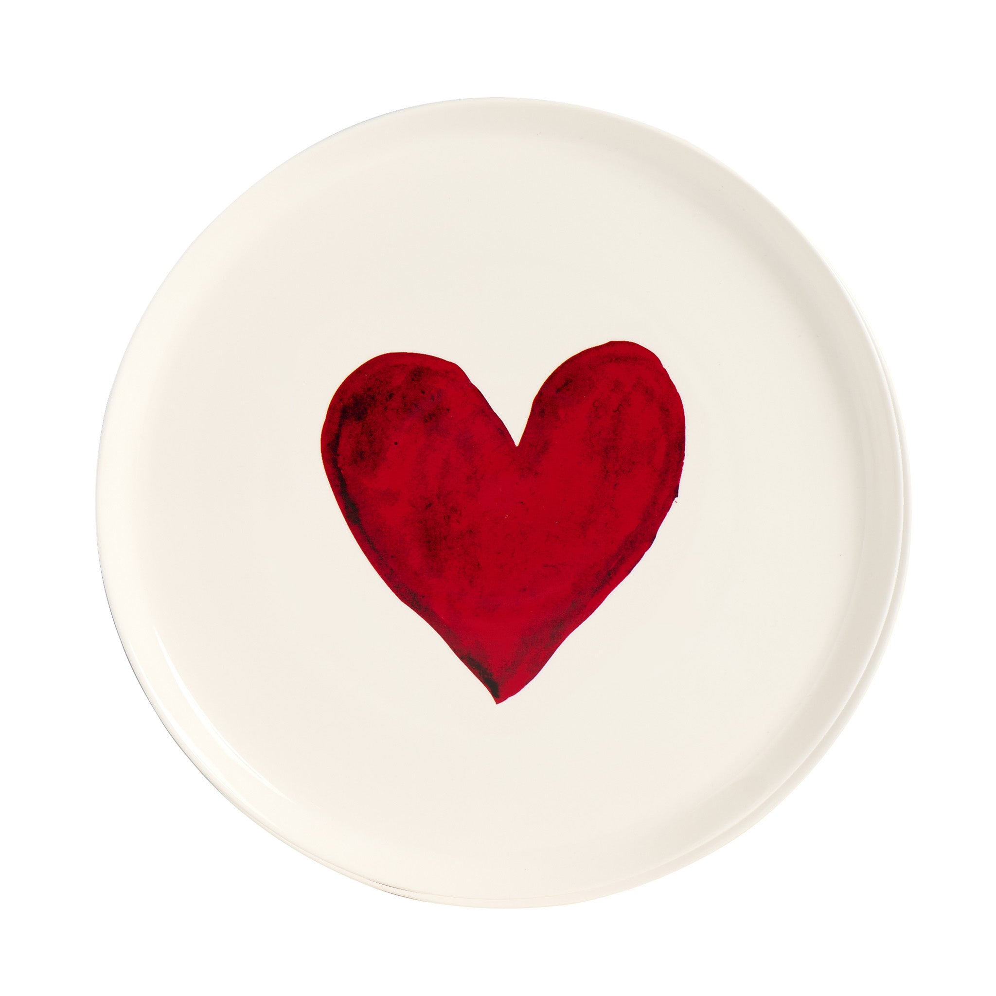Piatto pizza Cuore acquerello 31,5 cm