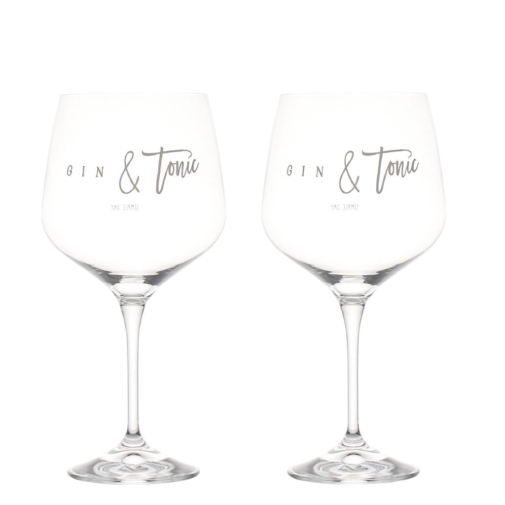 Set 2 calici cocktail Gin Tonic 82cl