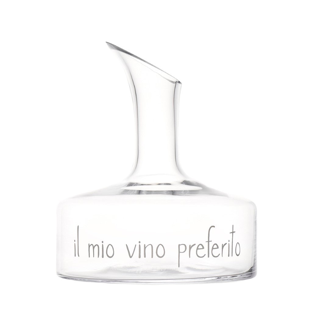 Decanter in vetro Il Mio Vino Preferito