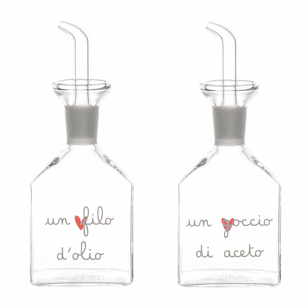 Set 2 Bottiglie Un goccio di aceto - Un filo d'olio 2x150ml
