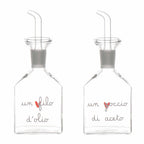 Set 2 Bottiglie Un goccio di aceto - Un filo d'olio 2x150ml