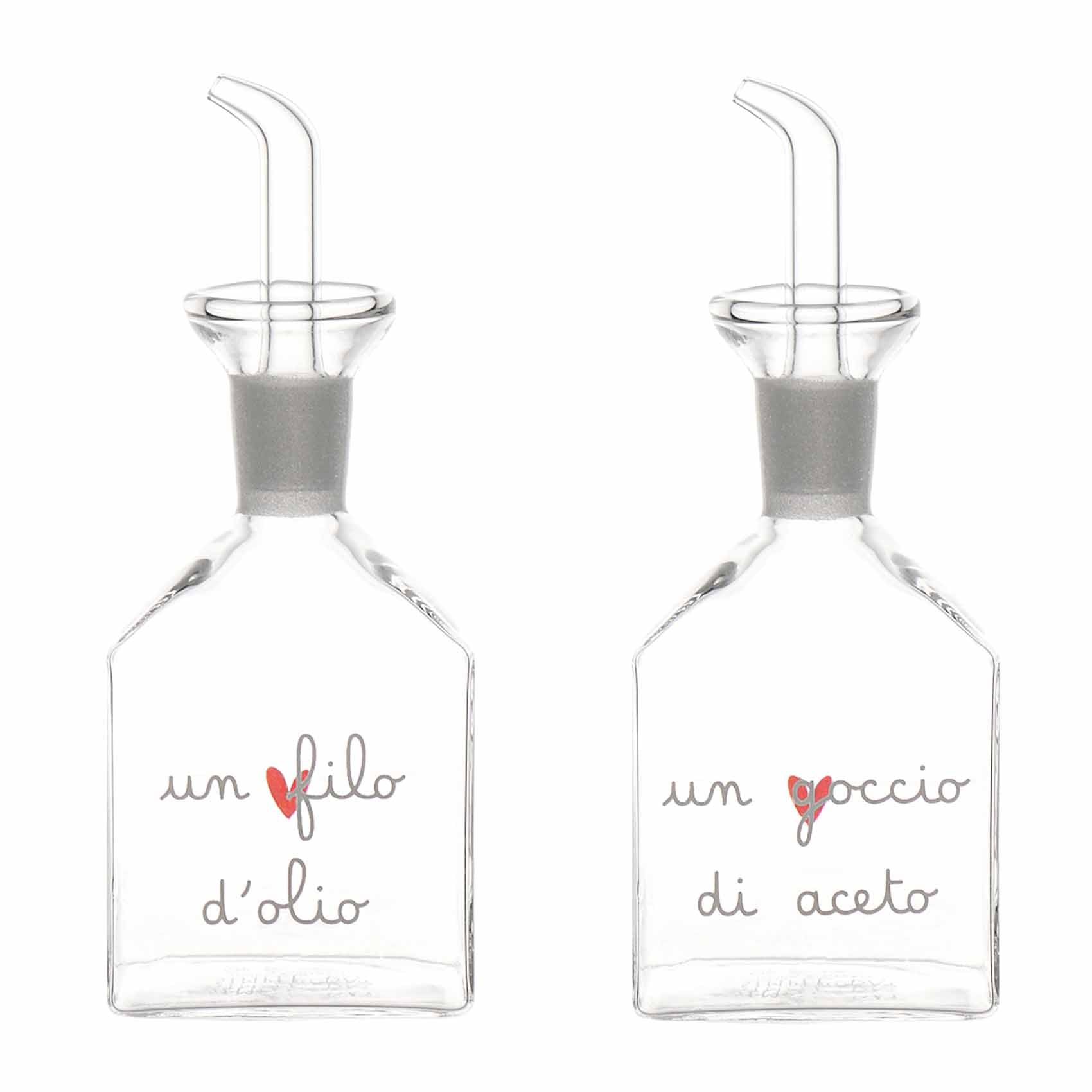 Set 2 Bottiglie Un goccio di aceto - Un filo d'olio 2x150ml