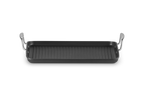 Grill grande rigato in alluminio antiaderente