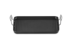 Grill grande rigato in alluminio antiaderente