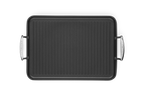 Grill grande rigato in alluminio antiaderente