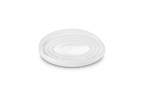 Poggiamestolo ovale in gres vetrificato bianco