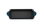 Grill rettangolare Tradition in ghisa vetrificata 32x22cm Nuit