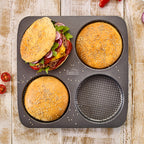 Vassoio per panini da hamburger perforato