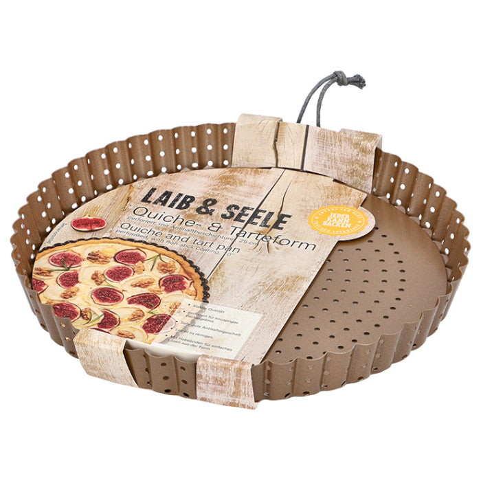 TEGLIA PER QUICHE E FLAN | 24 CM FORATA CON FONDO MOBILE