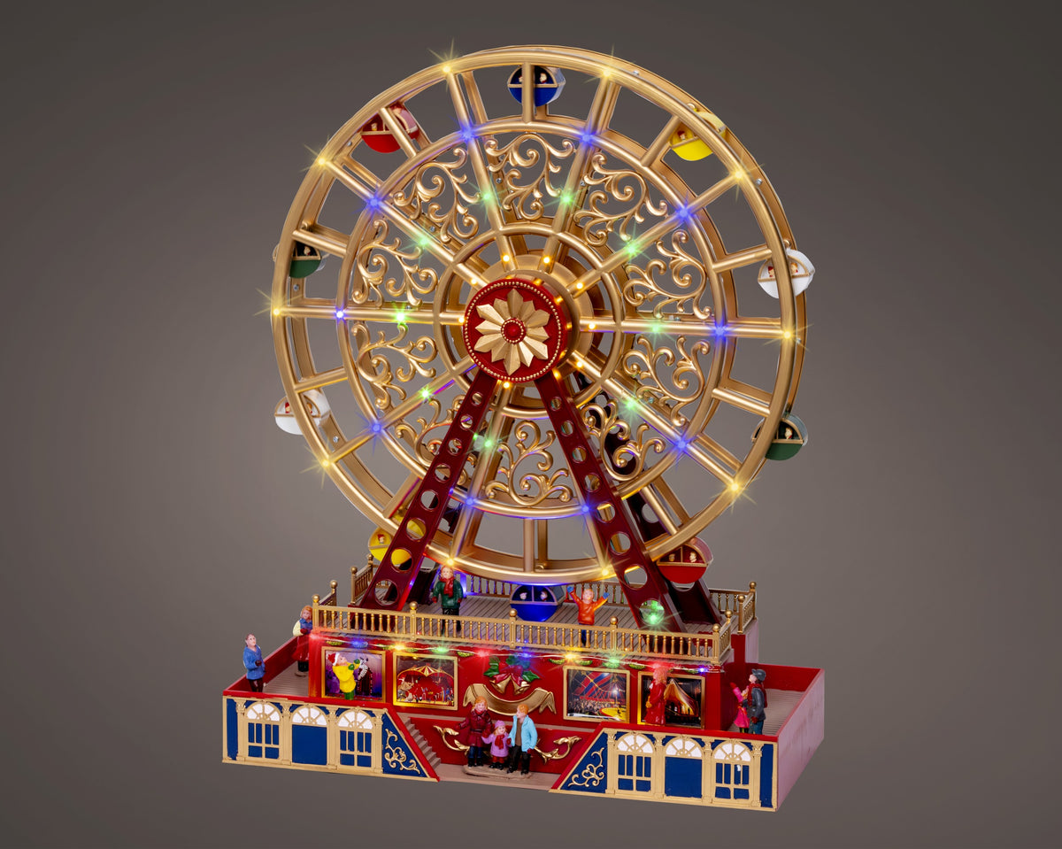 Ruota Panoramica Luminosa per Villaggio di Natale con Movimento
