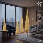 EDG ALBERO LED CURLY CONO 2400MICROLED H.210 D.40