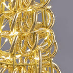 EDG Albero LED Curly Cono Oro H 80