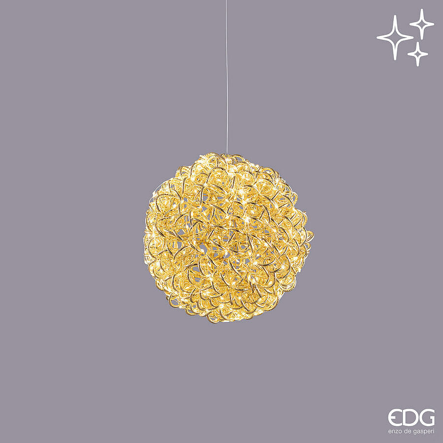 EDG DECORO CURLY SFERA 400MICROLED D.30