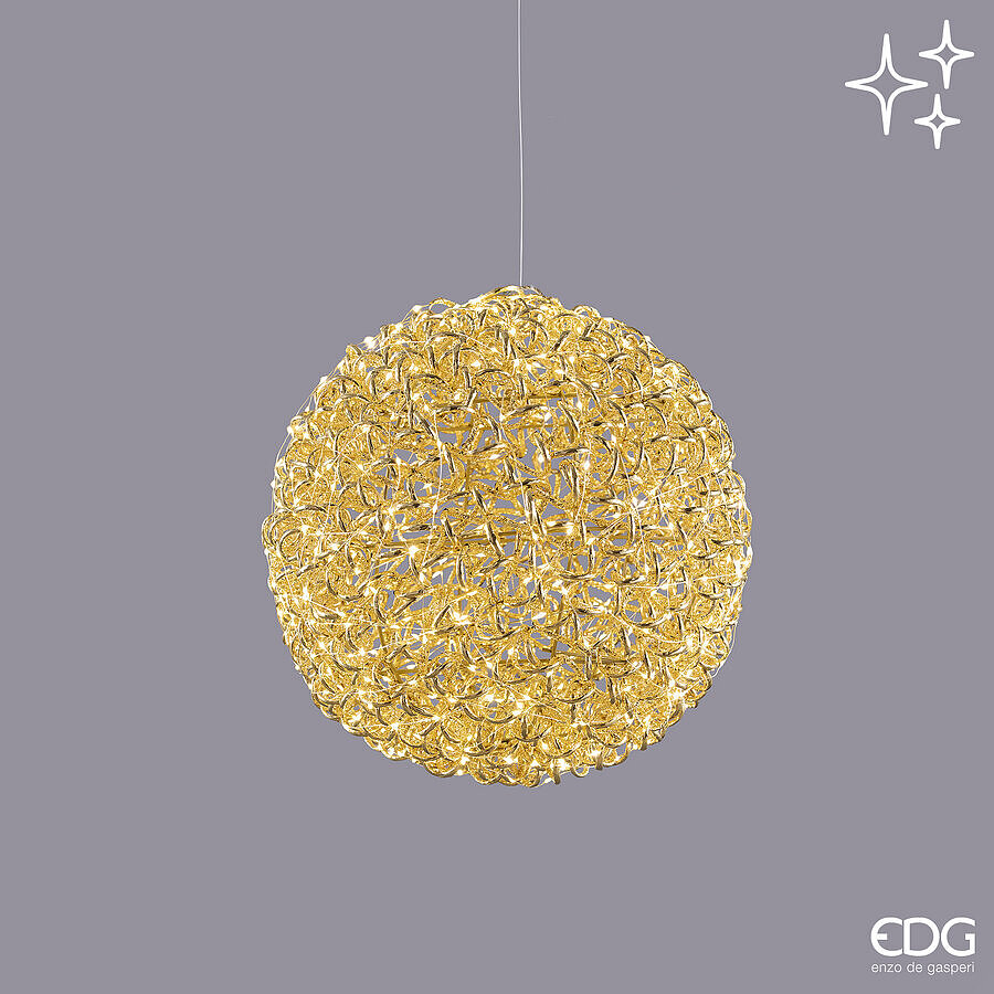 EDG DECORO CURLY SFERA 600MICROLED D.40
