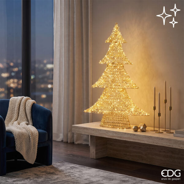 EDG ALBERO LED CURLY 600MICROLED H.80 L.53 L.14