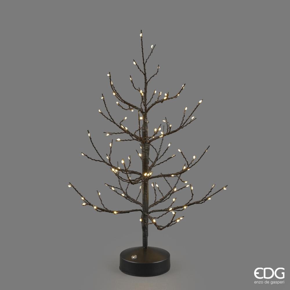 Albero LED Faggio Nero H 45 D 10