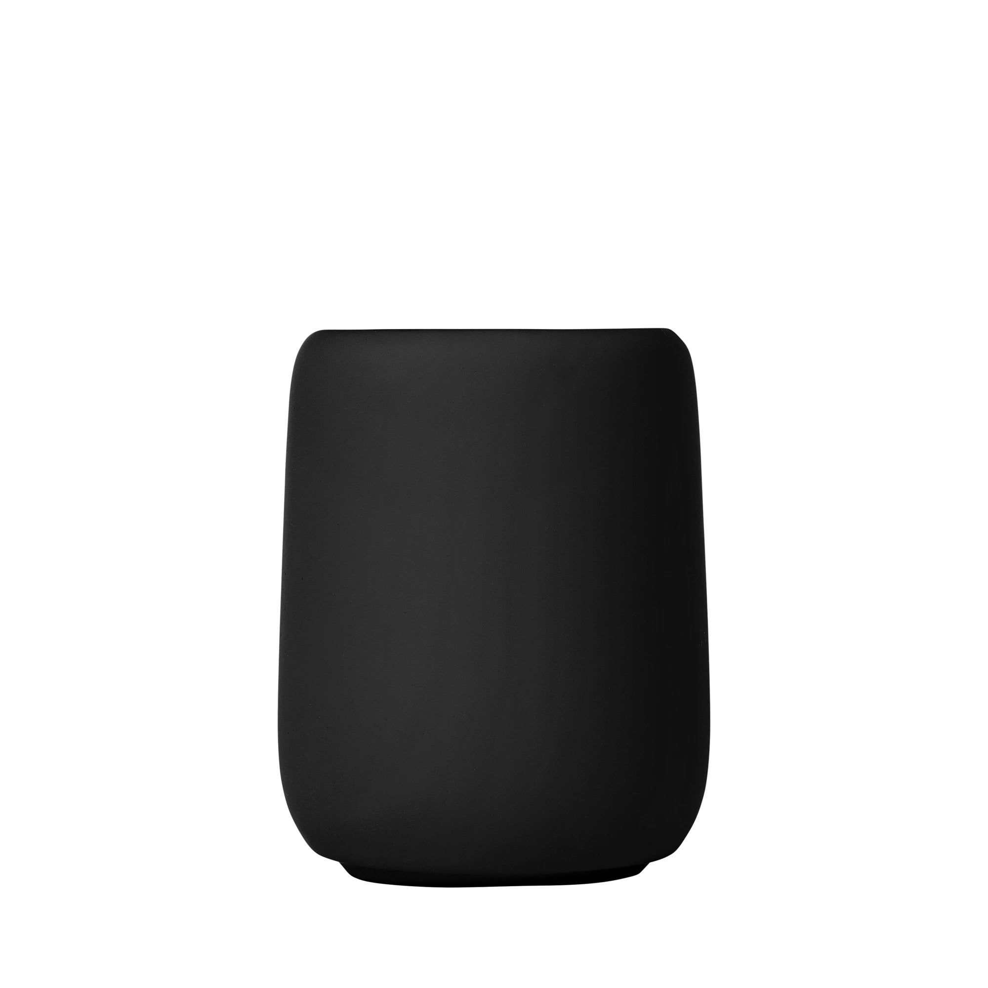 Porta spazzolino in ceramica nero Blomus