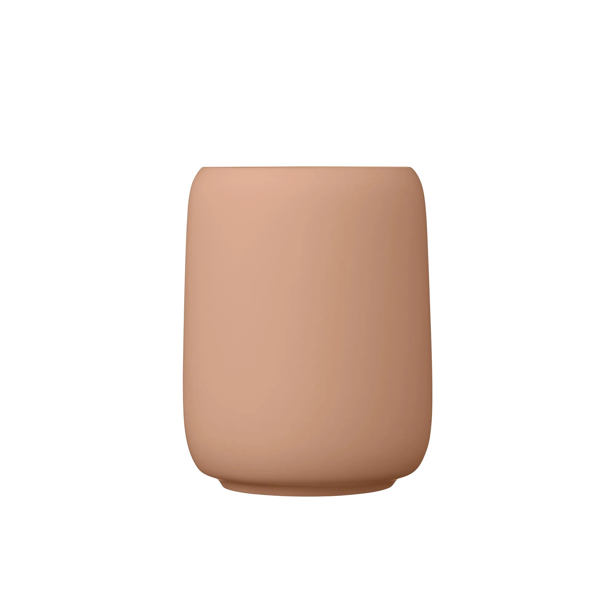 PORTA SPAZZOLINO IN CERAMICA SONO MARRONE AMBRA