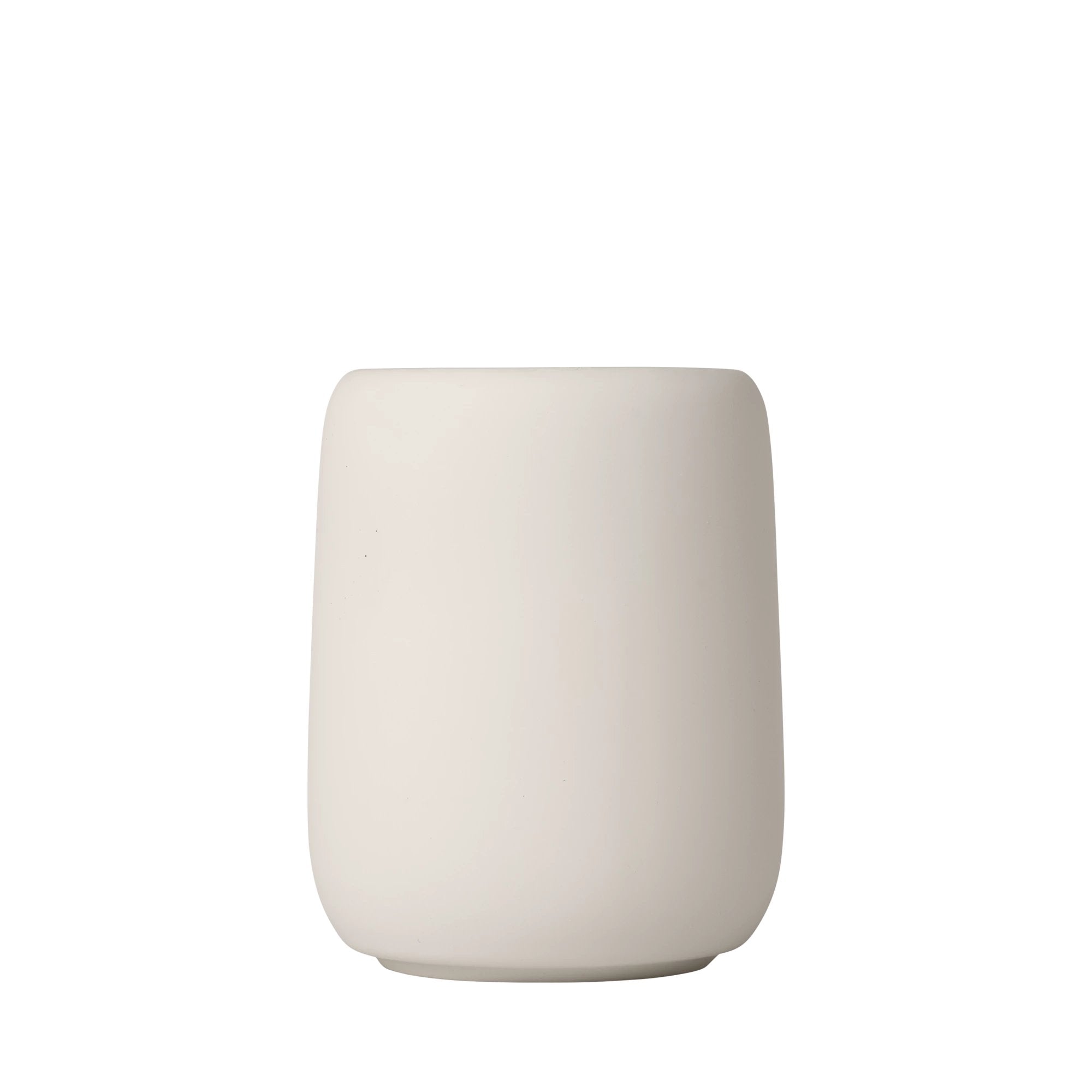 Porta spazzolino in ceramica color latte Blomus