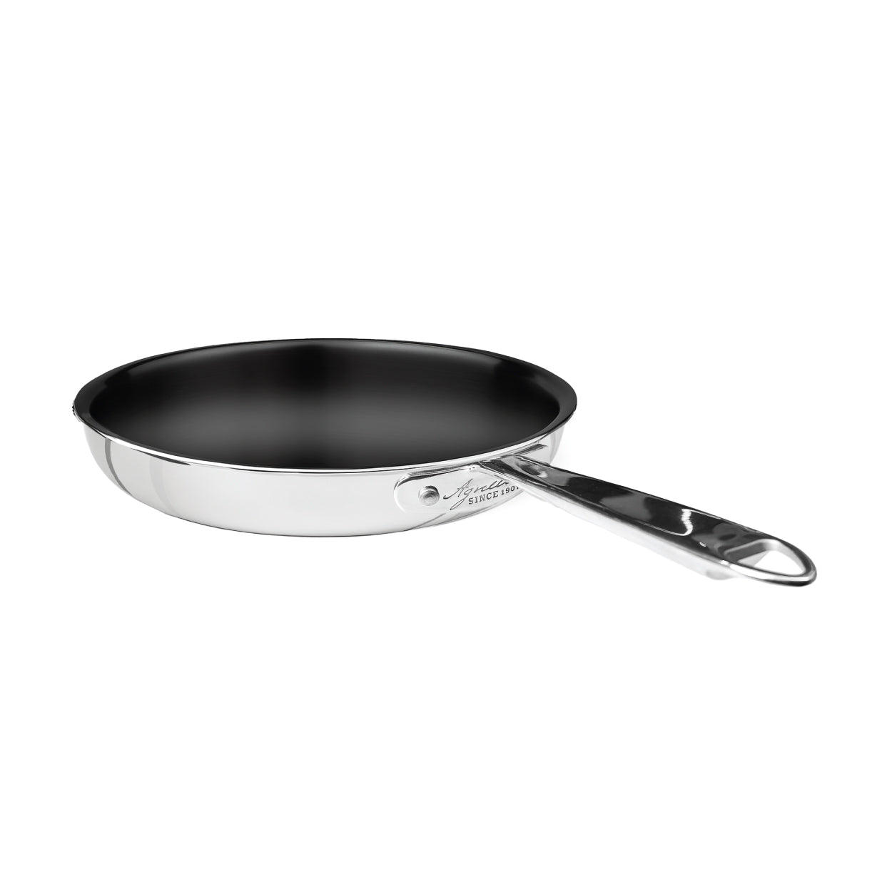 Padella in Alu-Inox 1907 2ply antiaderente PFAS Free, un manico, diam. 24cm