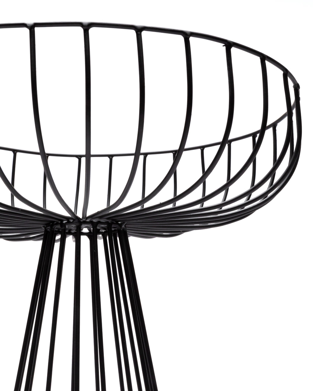 Cesto in ferro XL nero Catu Sculture in metallo