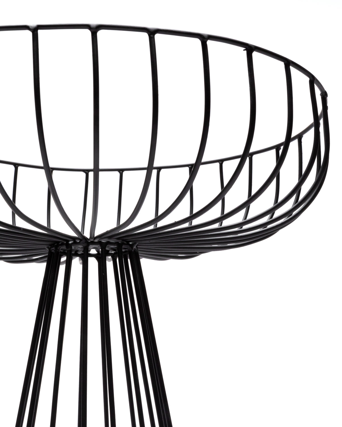 Cesto in ferro XL nero Catu Sculture in metallo