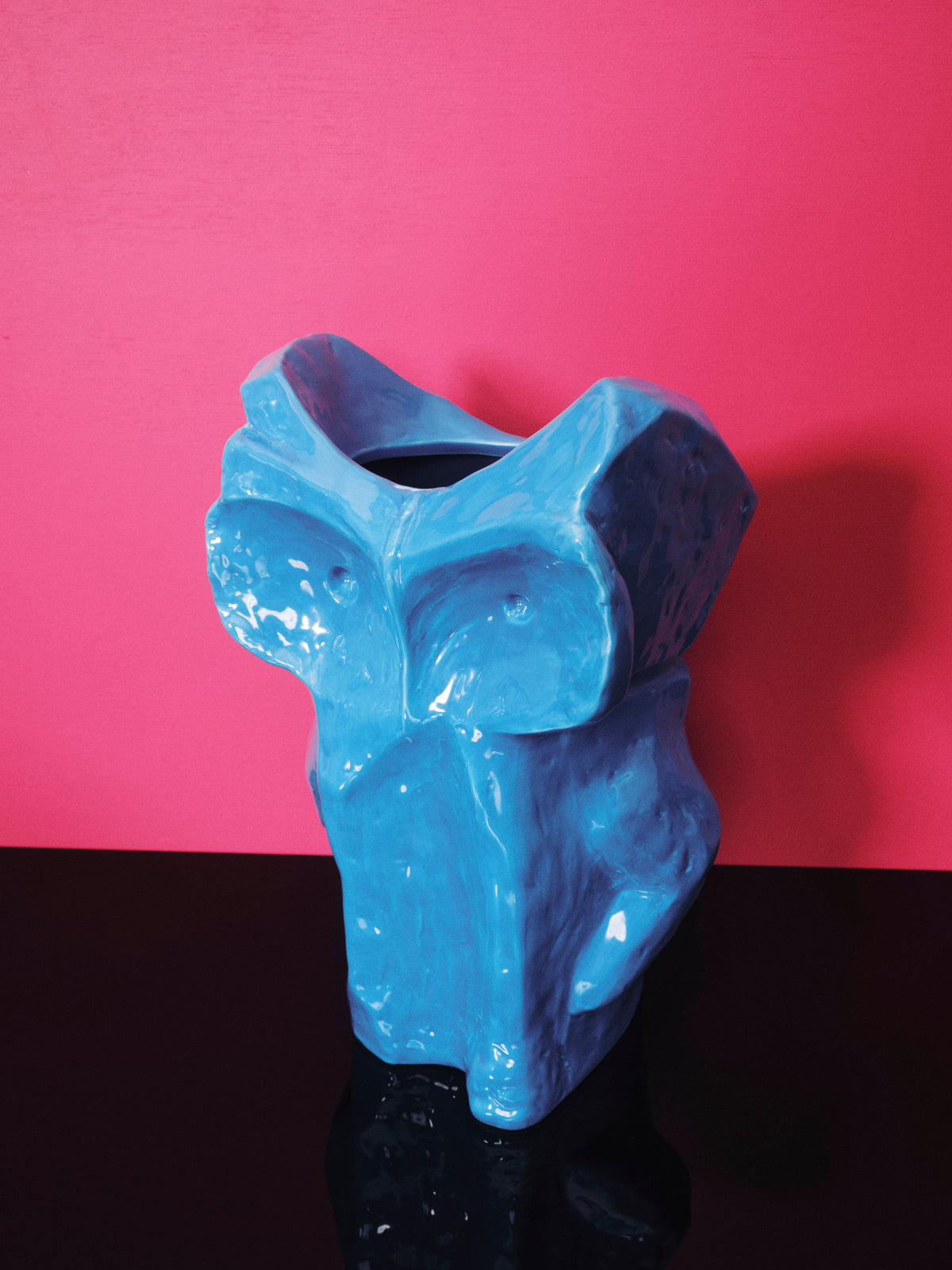 Vaso gufo L blu After Midnight