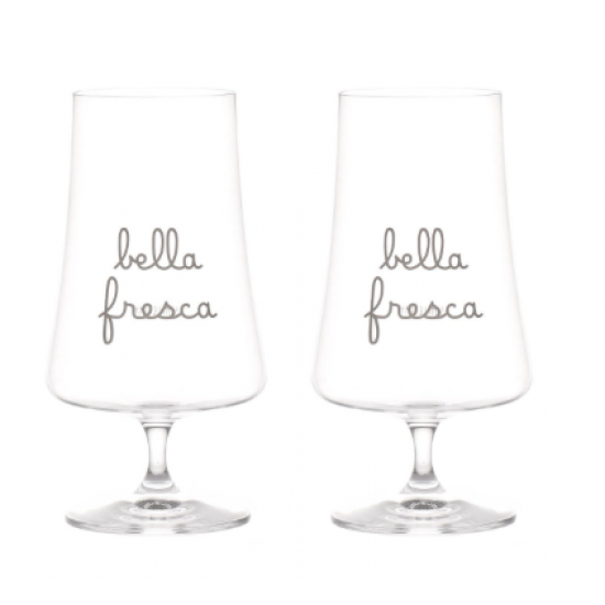 Set 2 Bicchieri birra Bella Fresca - 55cl