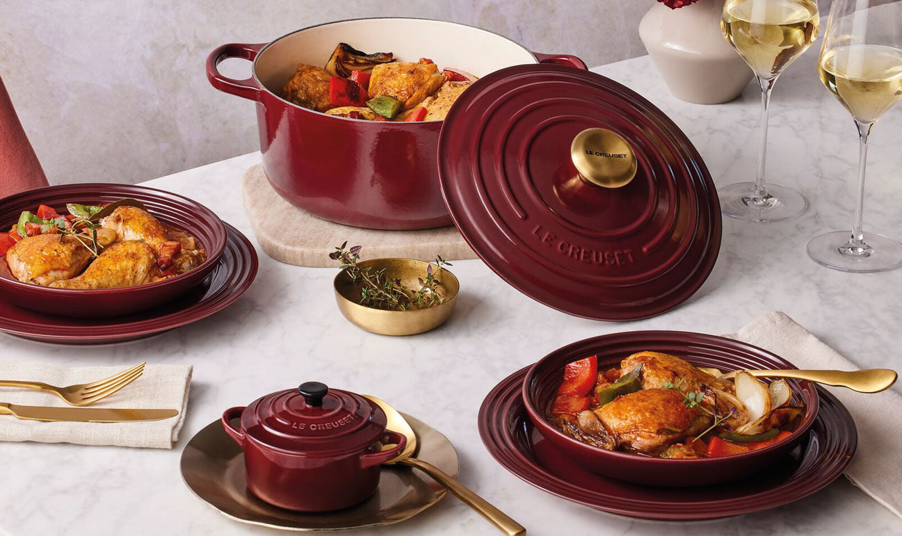 Cocotte rotonda Evolution in ghisa vetrificata 28cm
