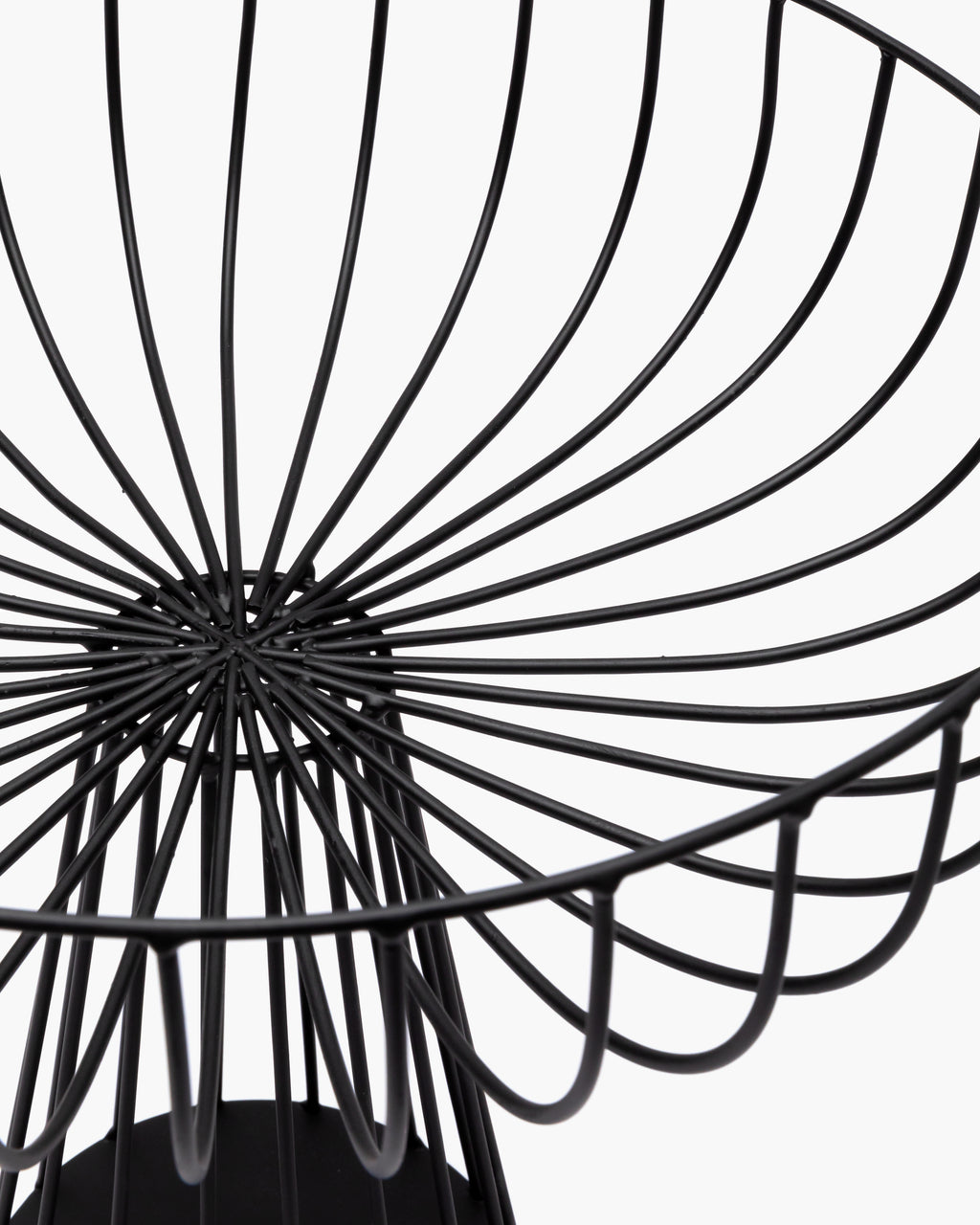 Cesto in ferro XL nero Catu Sculture in metallo
