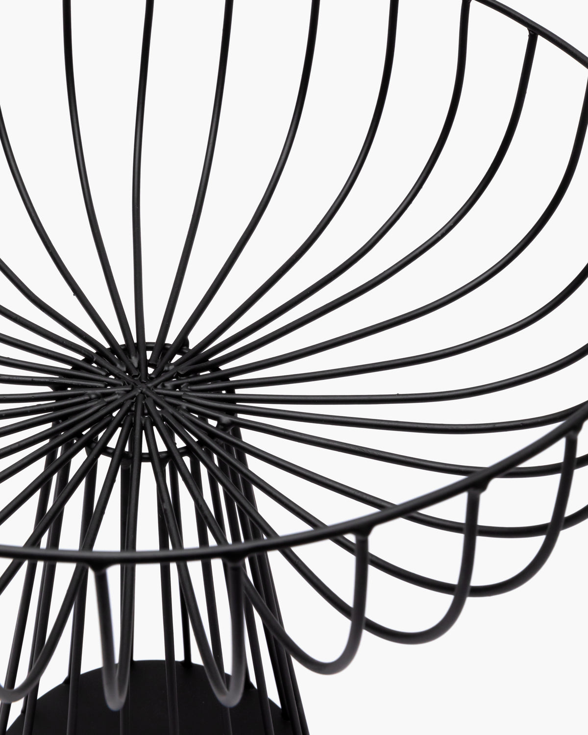 Cesto in ferro XL nero Catu Sculture in metallo