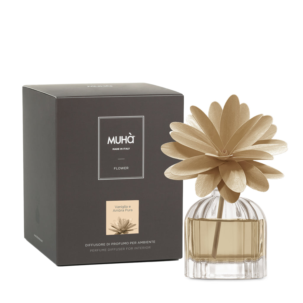 Diffusore Fiore Vaniglia e Ambra Pura 60ml