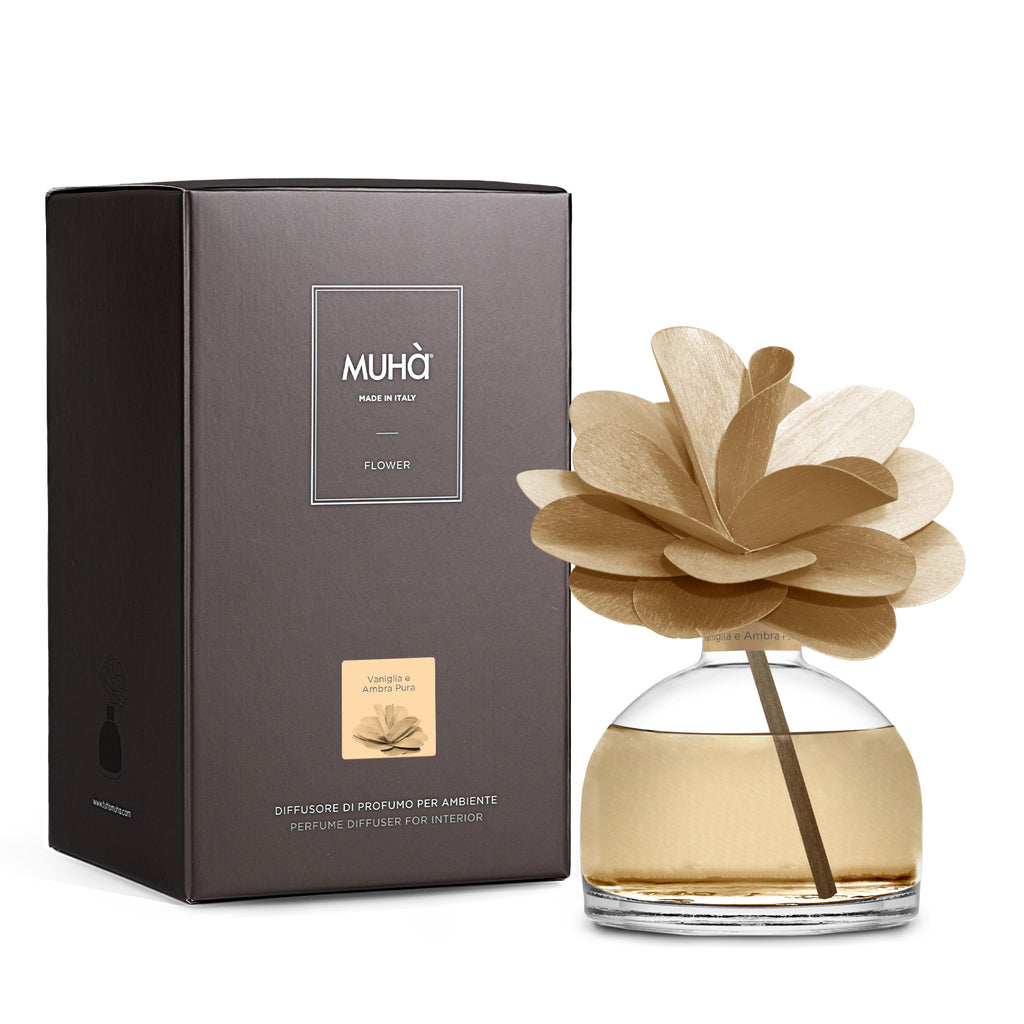 Diffusore Camelia Vaniglia e Ambra Pura 200ml