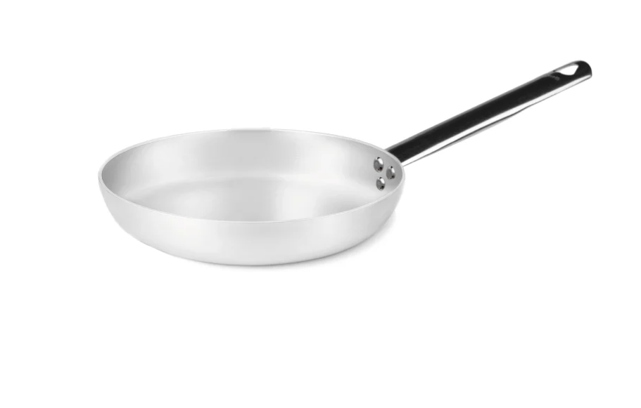 Padella svasata bassa in alluminio 3mm – 1 manico 36cm