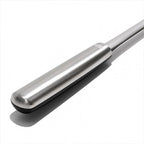 Paletta forata in acciaio inox per servire con manico ergonomico