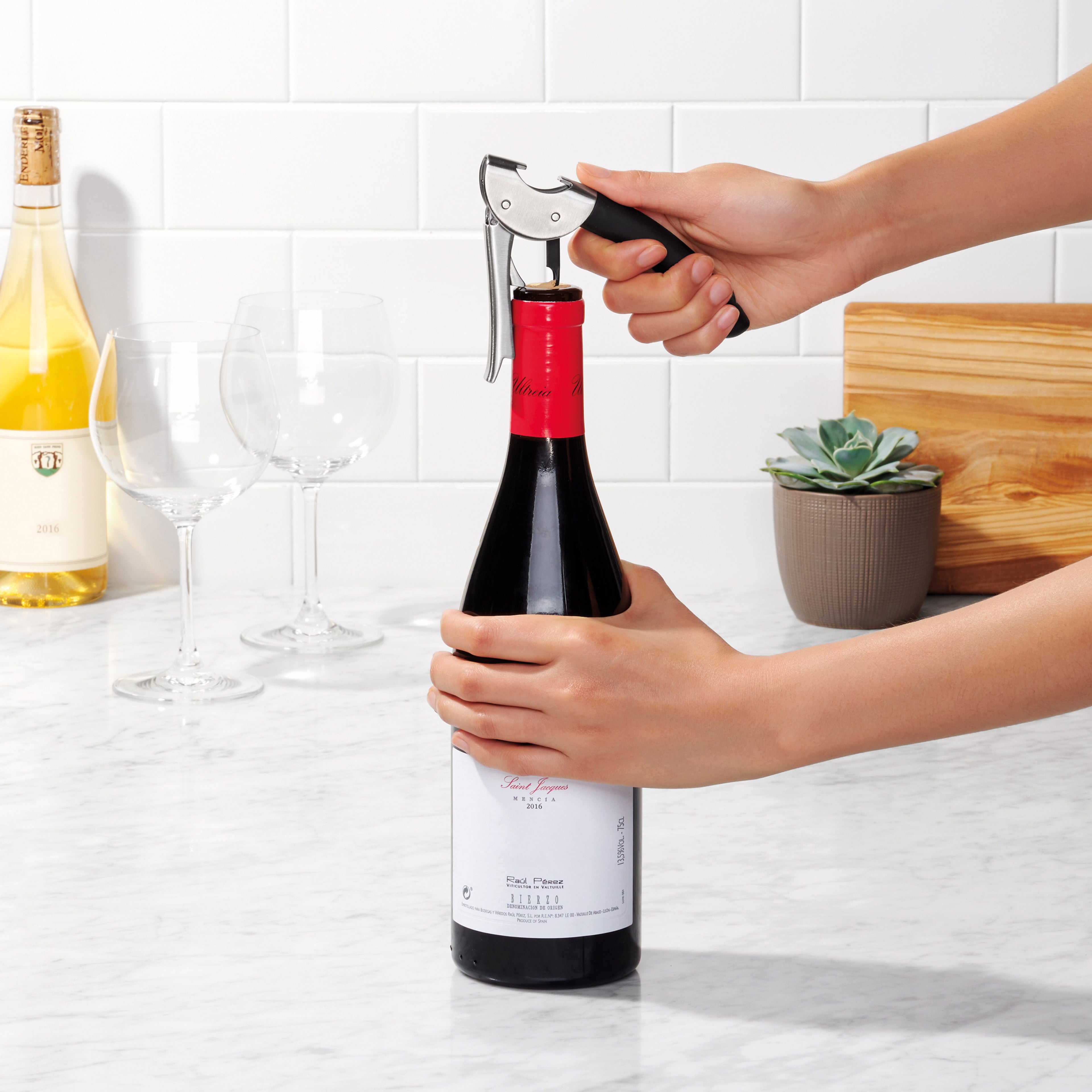 cavatappi a doppia leva