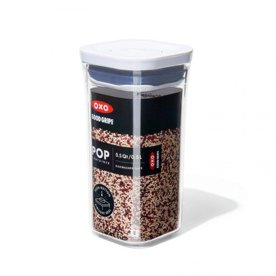 Contenitore mini quadrato basso 0,5L