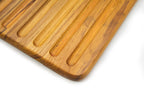 Tagliere pane con scanalatura in TEAK 39x25x1,9 cm