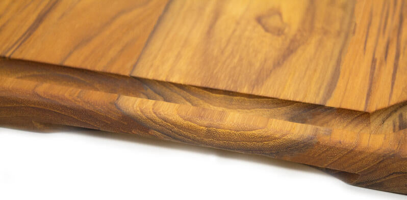 Tagliere con scanalatura in TEAK 41x30,5x1.9 cm