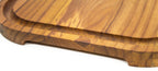 Tagliere con scanalatura in TEAK 40x28x2,4 cm