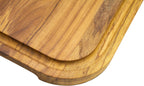 Tagliere con scanalatura in TEAK 40x28x2,4 cm
