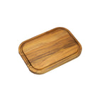 Tagliere con scanalatura in TEAK 40x28x2,4 cm