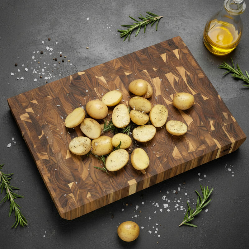 Tagliere in TEAK END GRAIN 50x35x5 cm