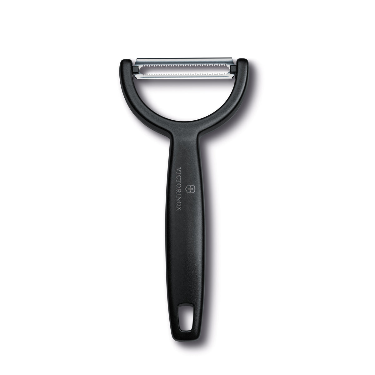 Pelaverdure Ypso nero con lama dentellata
