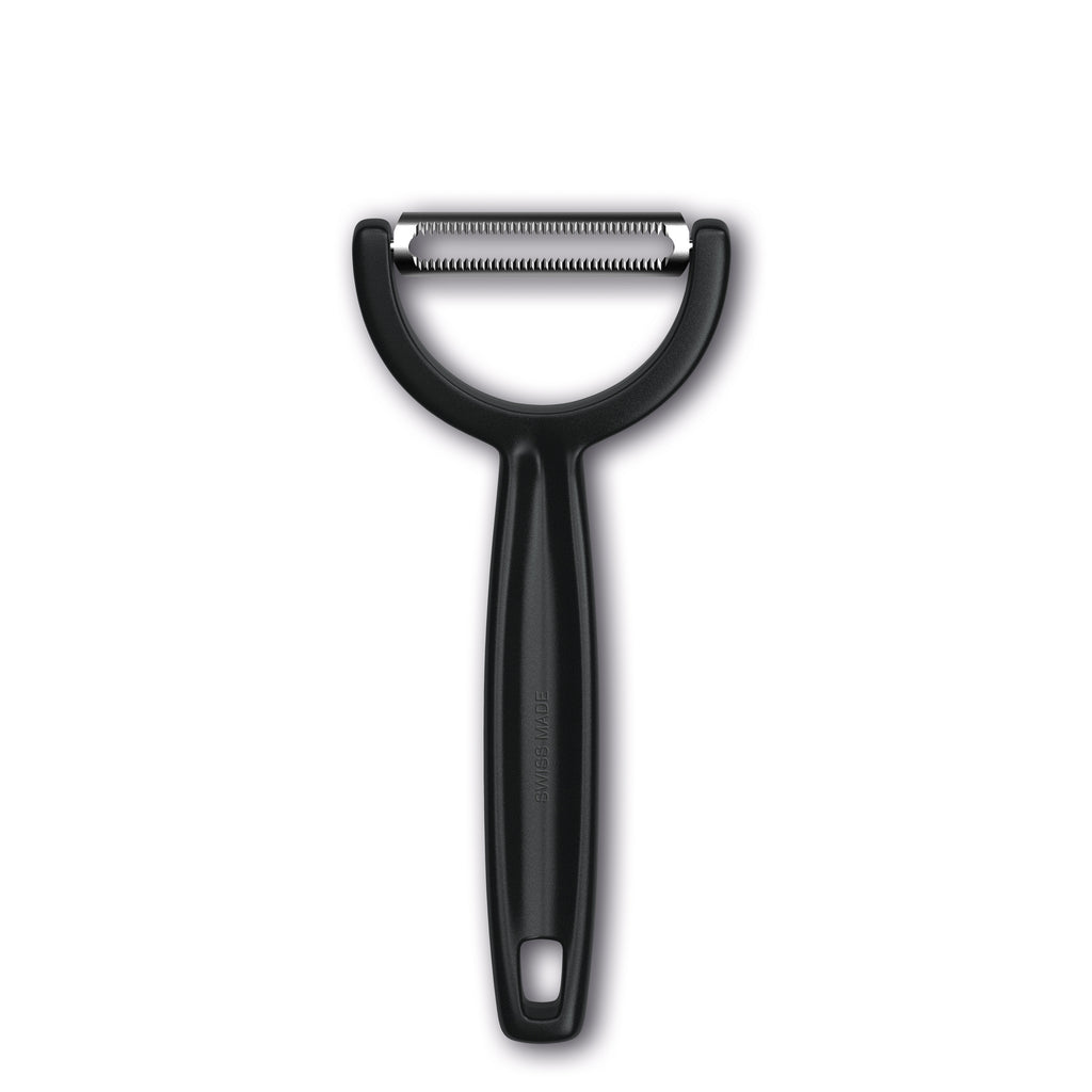 Pelaverdure Ypso nero con lama dentellata
