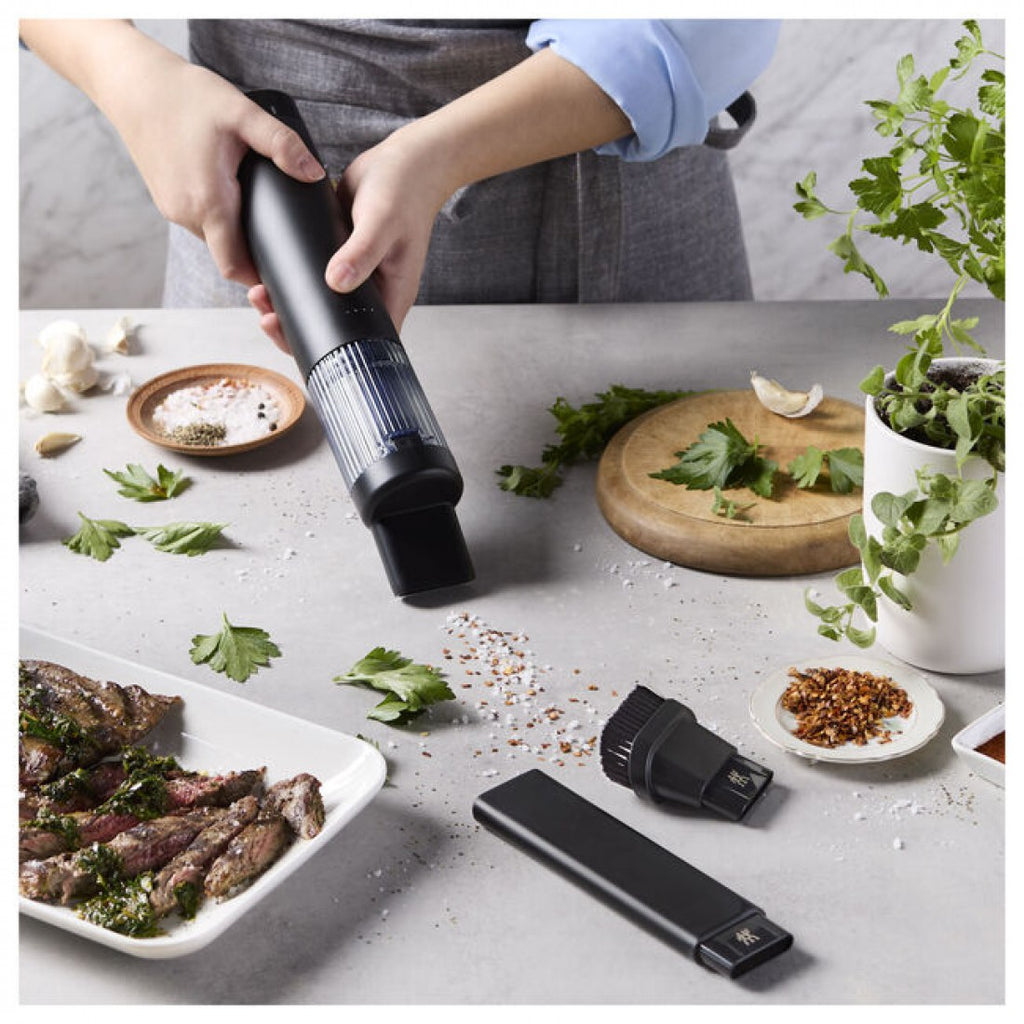 Aspirabriciole senza filo, Starter set con batteria